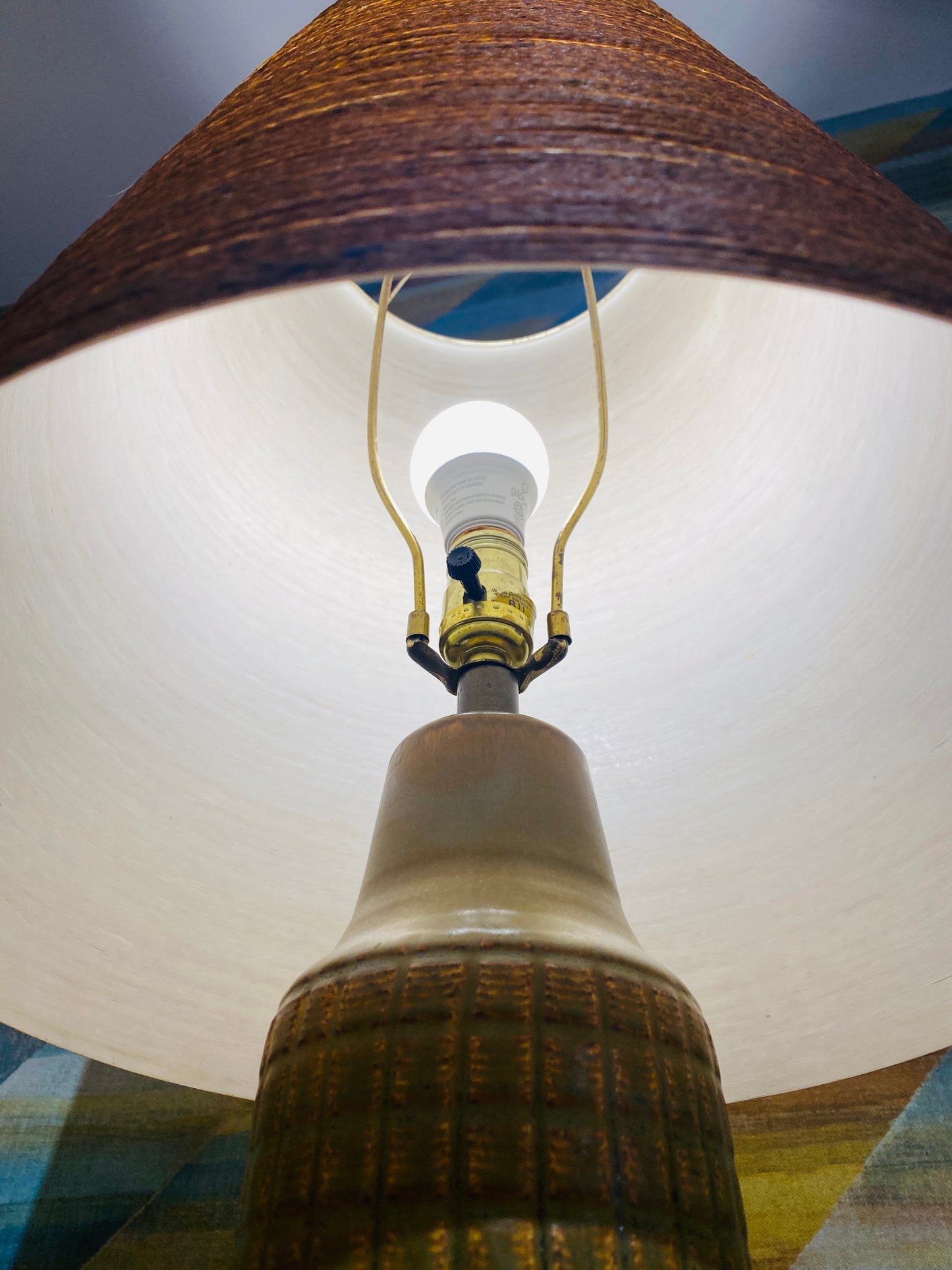 Rare Ochre Lotte Lamp