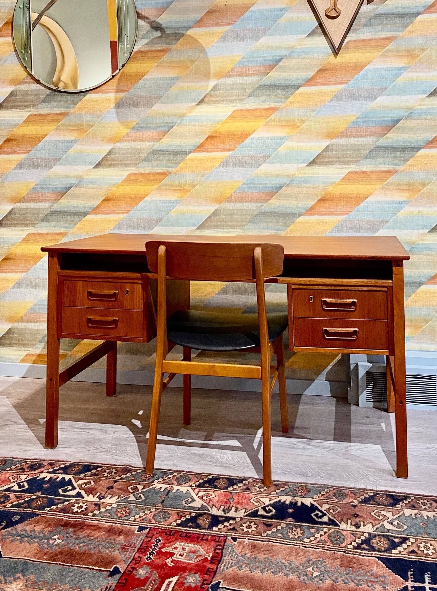 Vintage Teak Desk