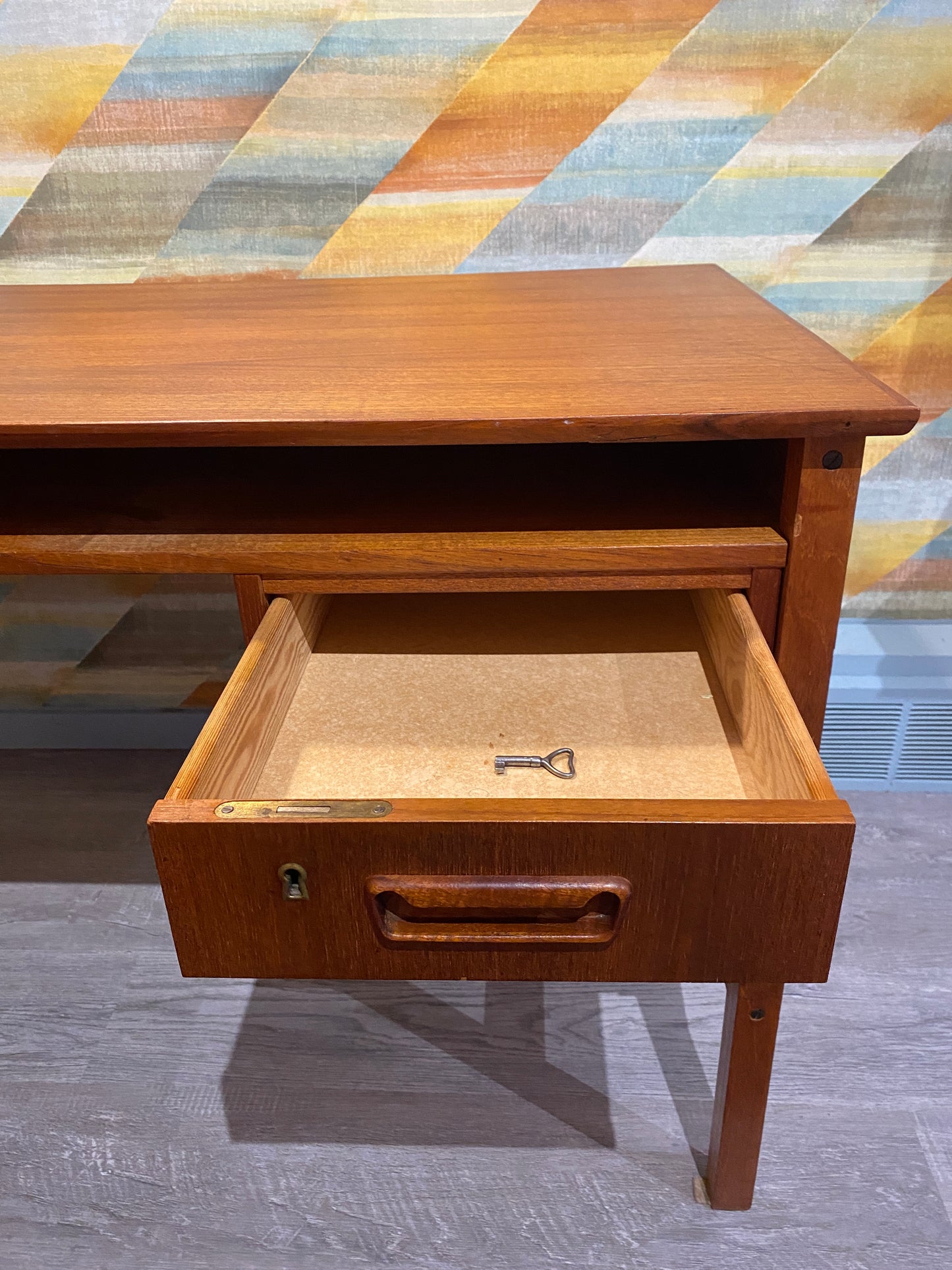 Vintage Teak Desk