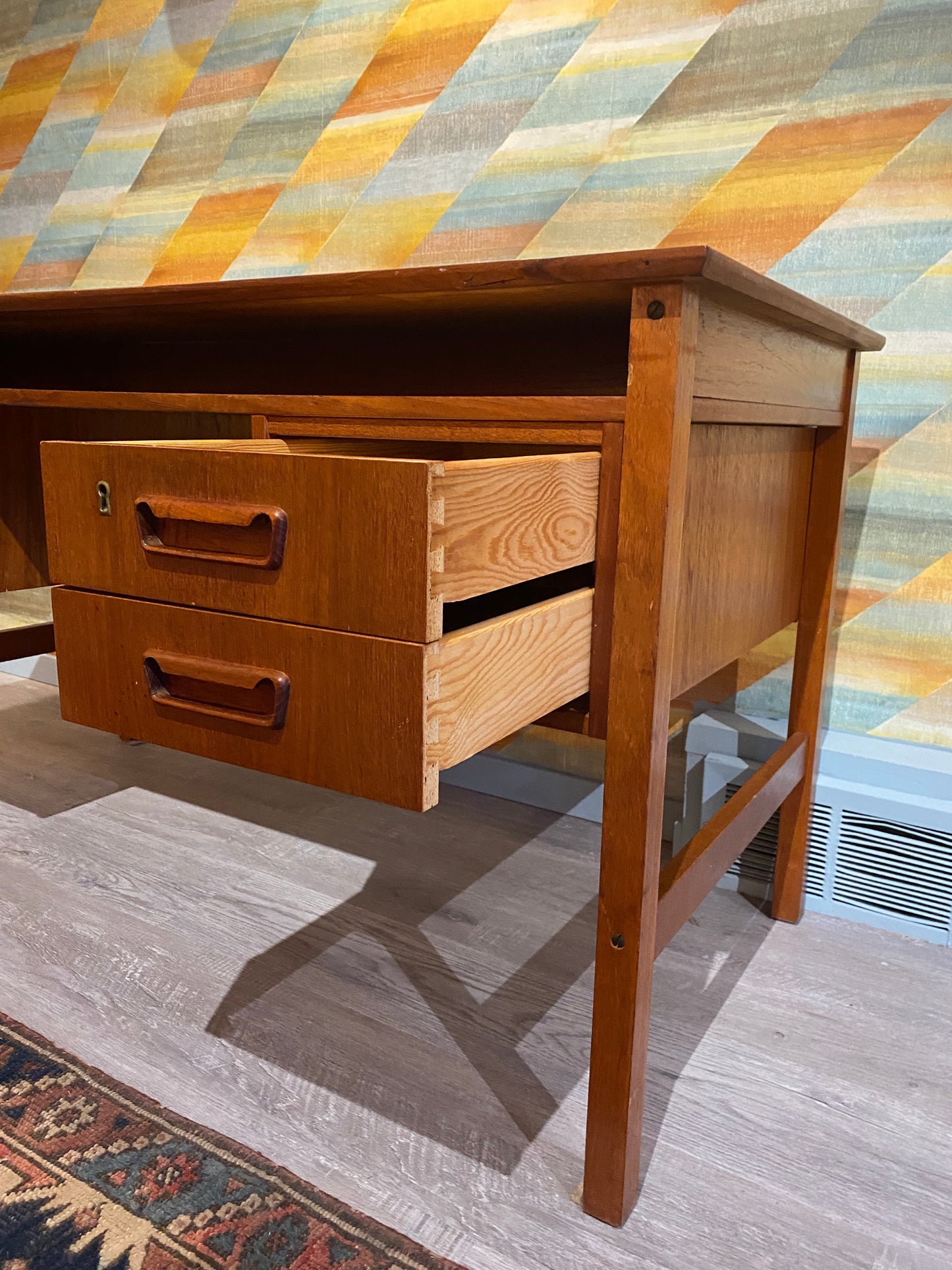 Vintage Teak Desk