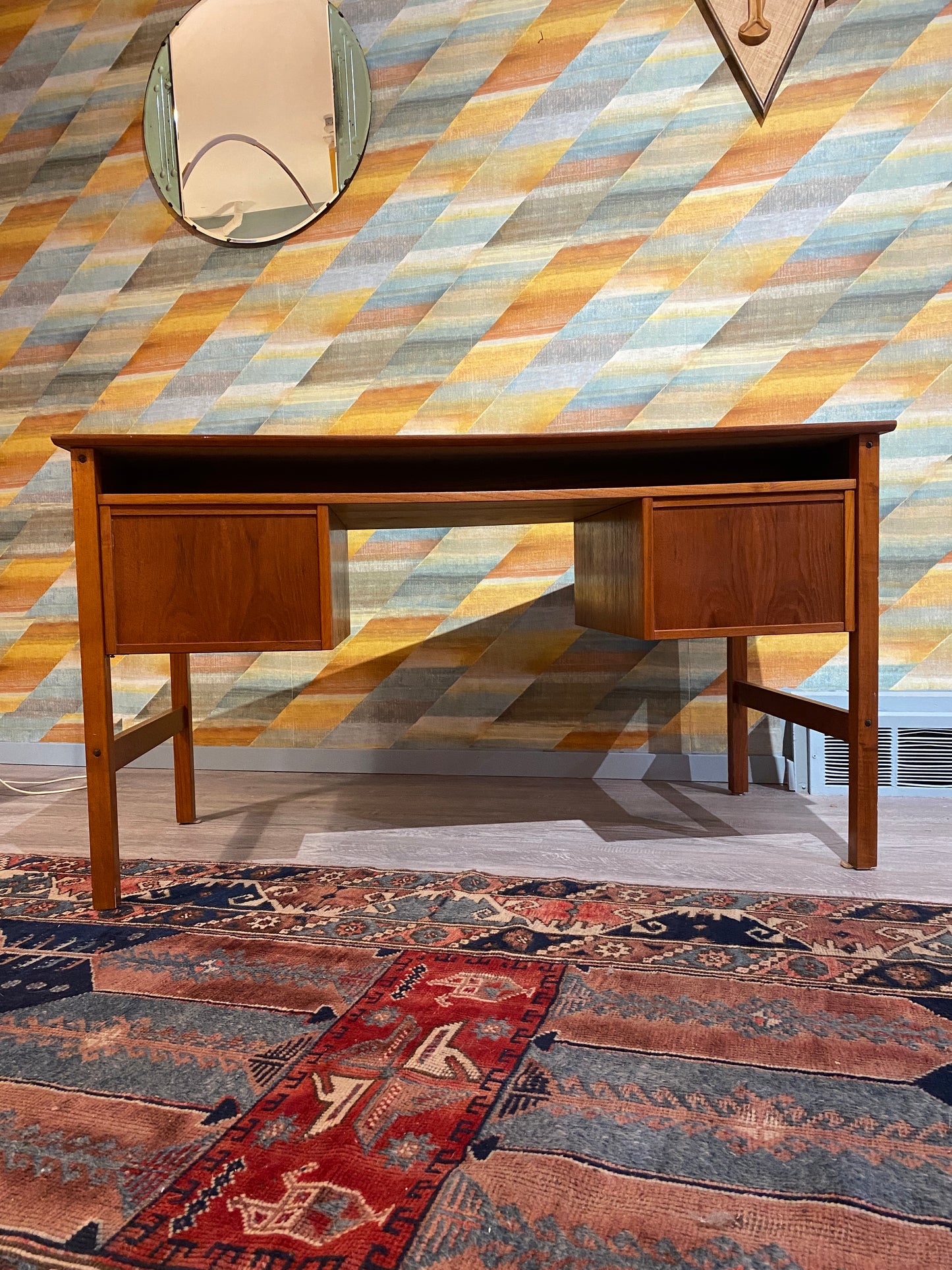 Vintage Teak Desk