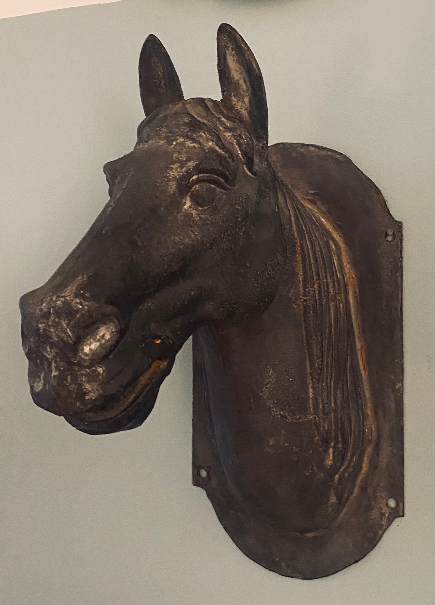 Antique Iron Horse Head