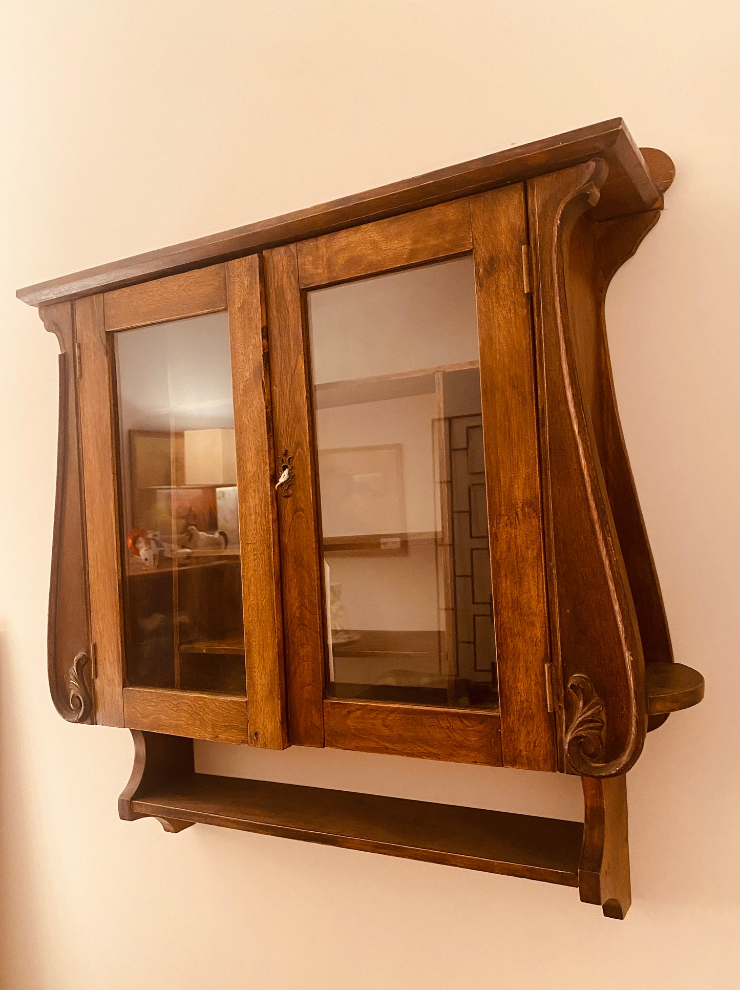 Antique Art Nouveau Inspired Cabinet