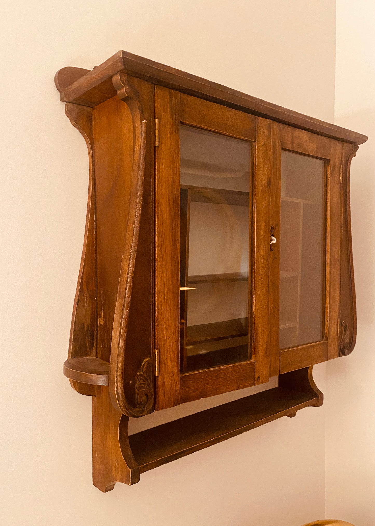 Antique Art Nouveau Inspired Cabinet