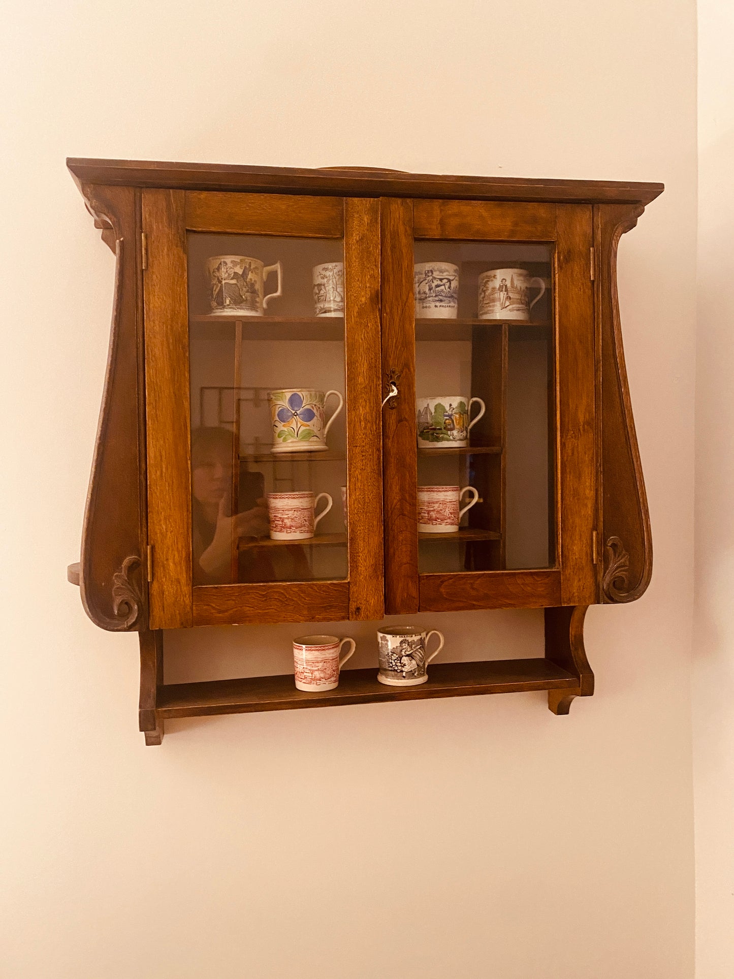 Antique Art Nouveau Inspired Cabinet