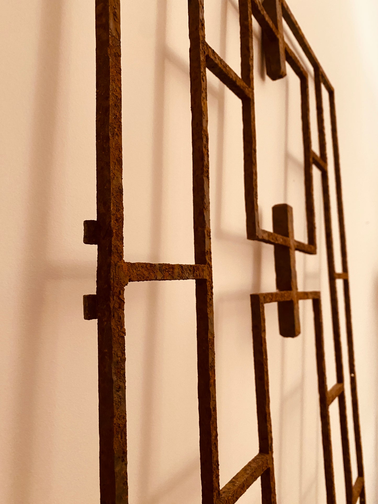 Pair of Mid Century Modern Iron Gates