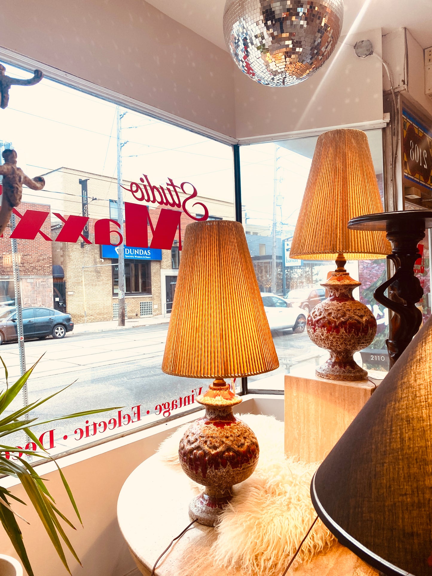 Original 1960s Chalvinac Lamps