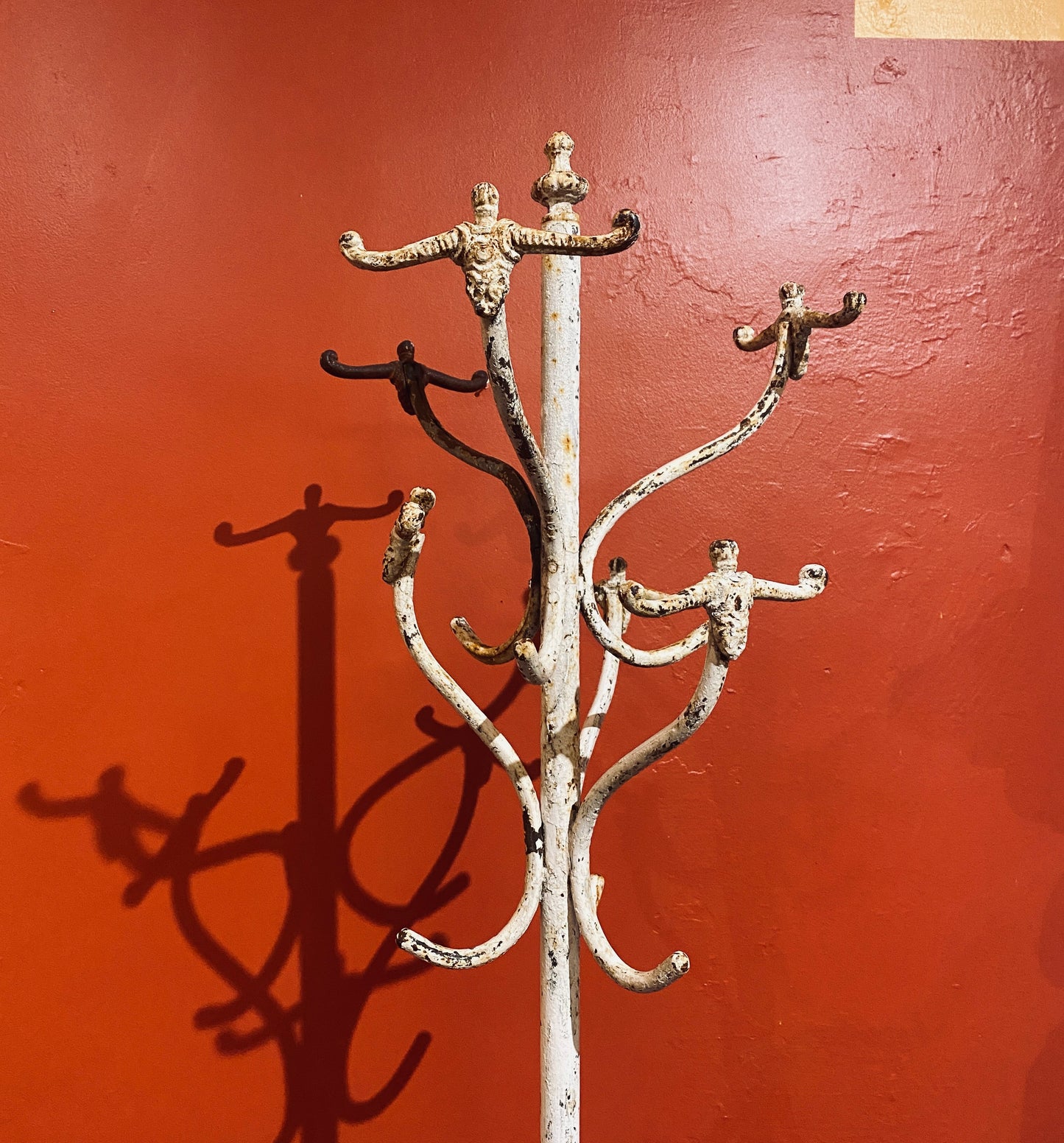 Antique Iron Coat & Umbrella Stand