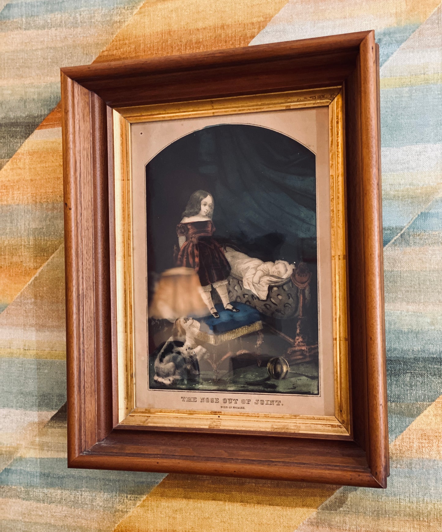 Vintage Print "The Nose out of Joint"