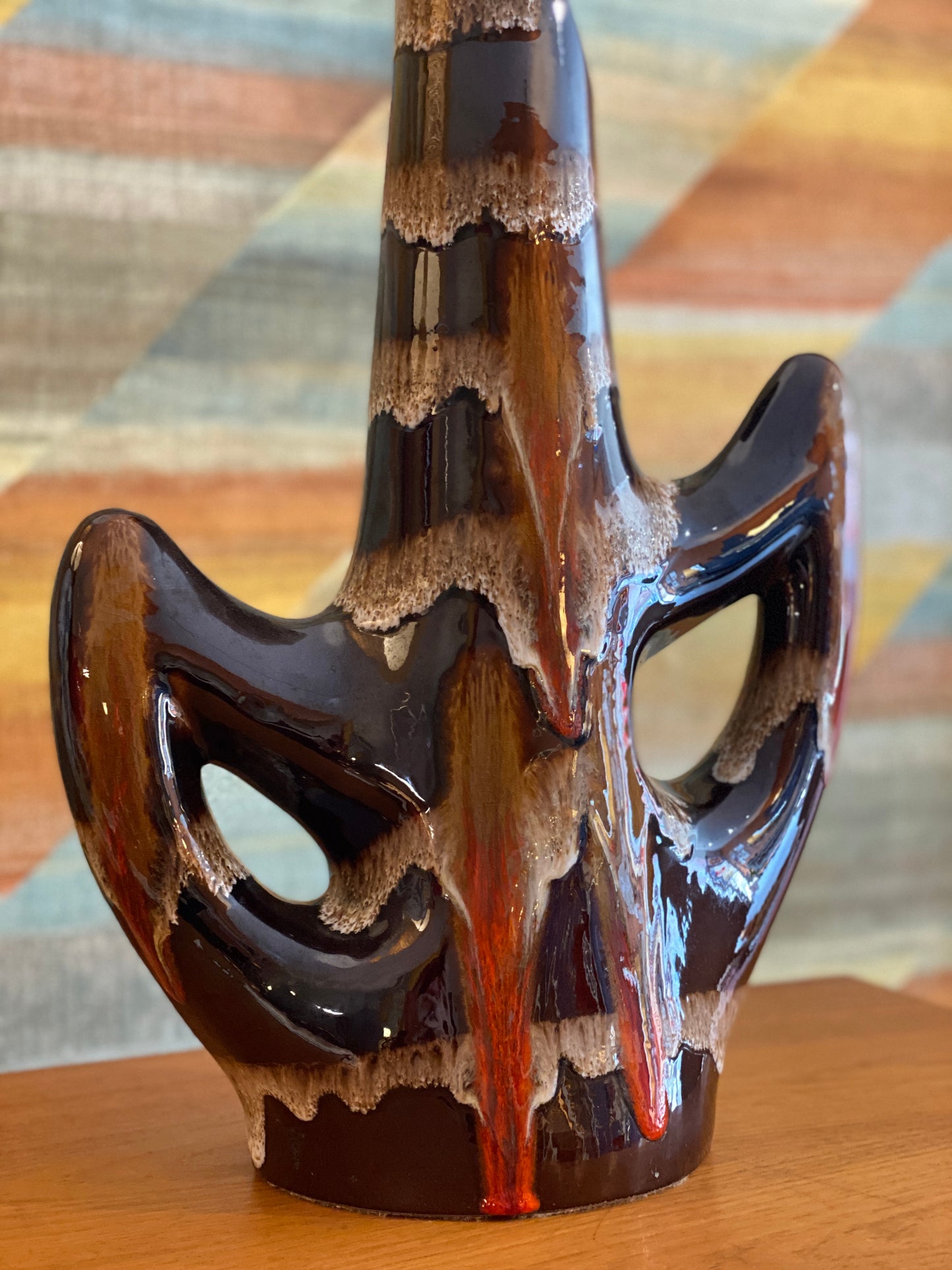 Stunning Maurice Chalvignac 1970s Ceramic Vase