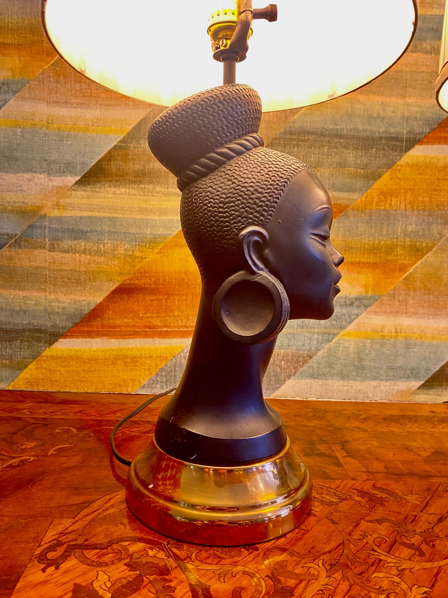 Vintage Pair of Regal Bust Lamps