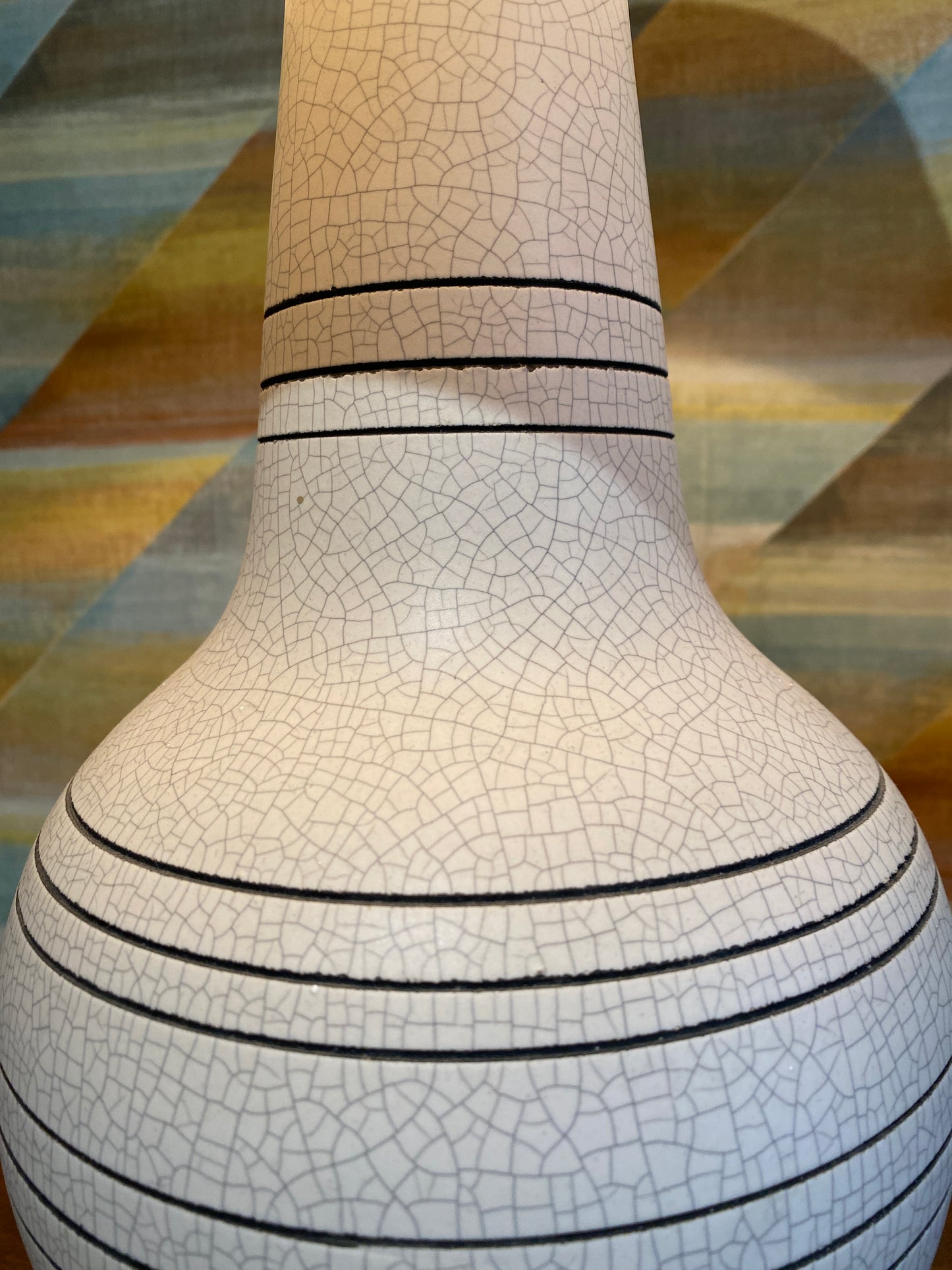 Vintage Ceramic Bone Lamp