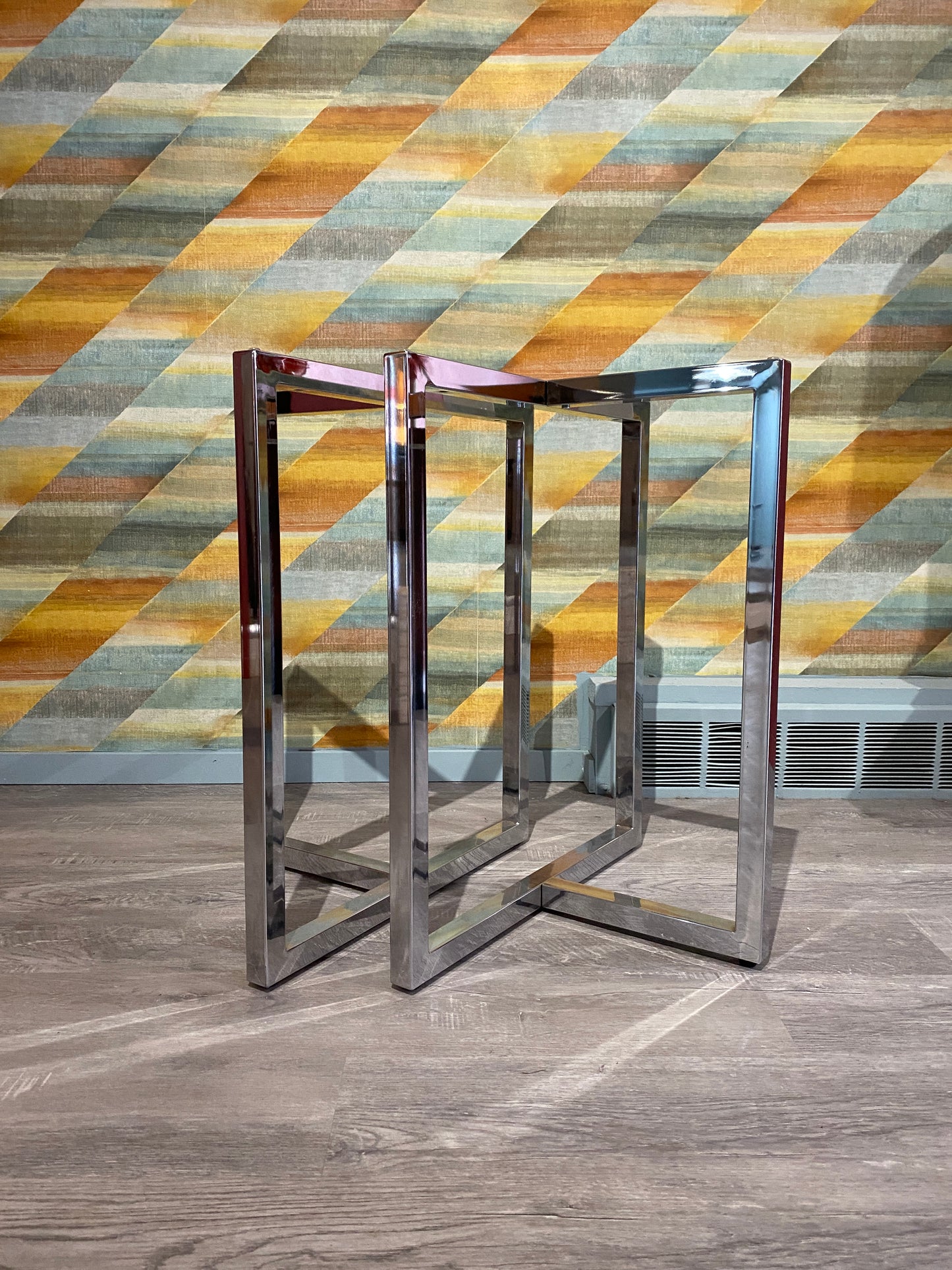 1980s Chrome Table Legs