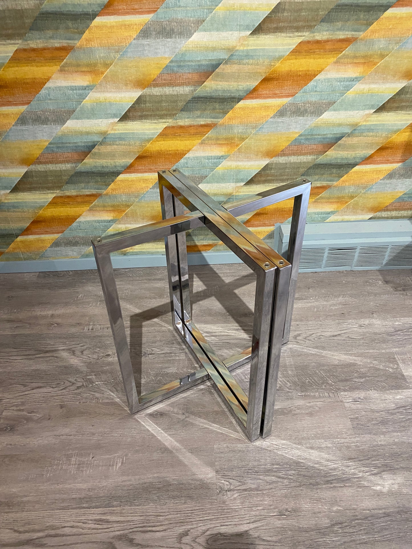 1980s Chrome Table Legs
