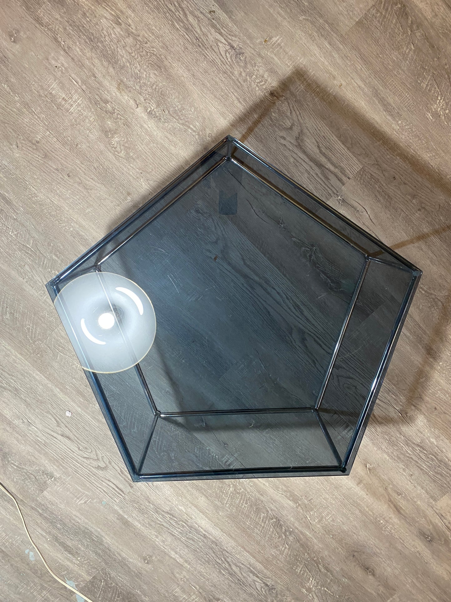 1980s Smoky Glass Coffee Table