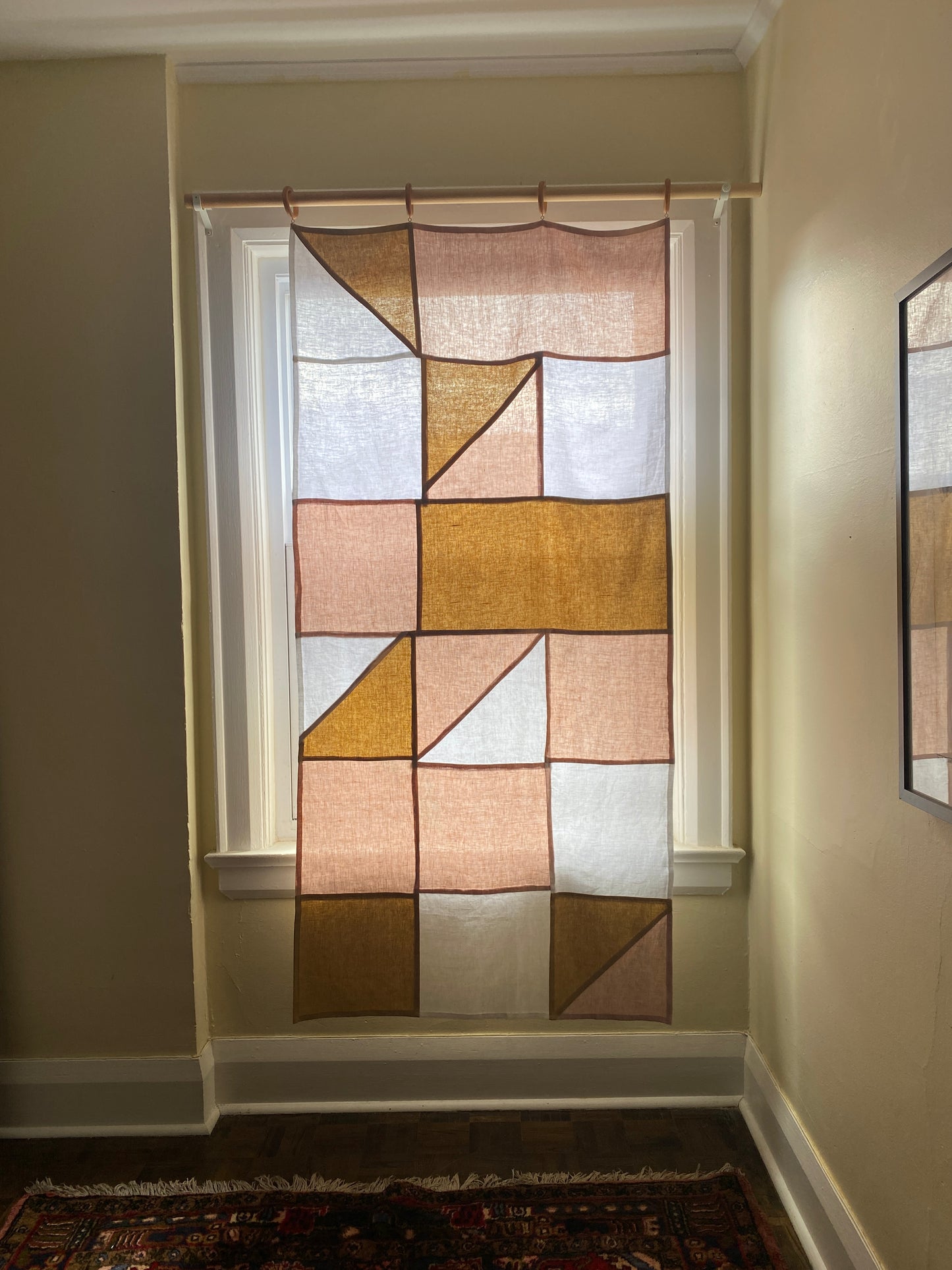 Pieced Linen Curtain "A20"