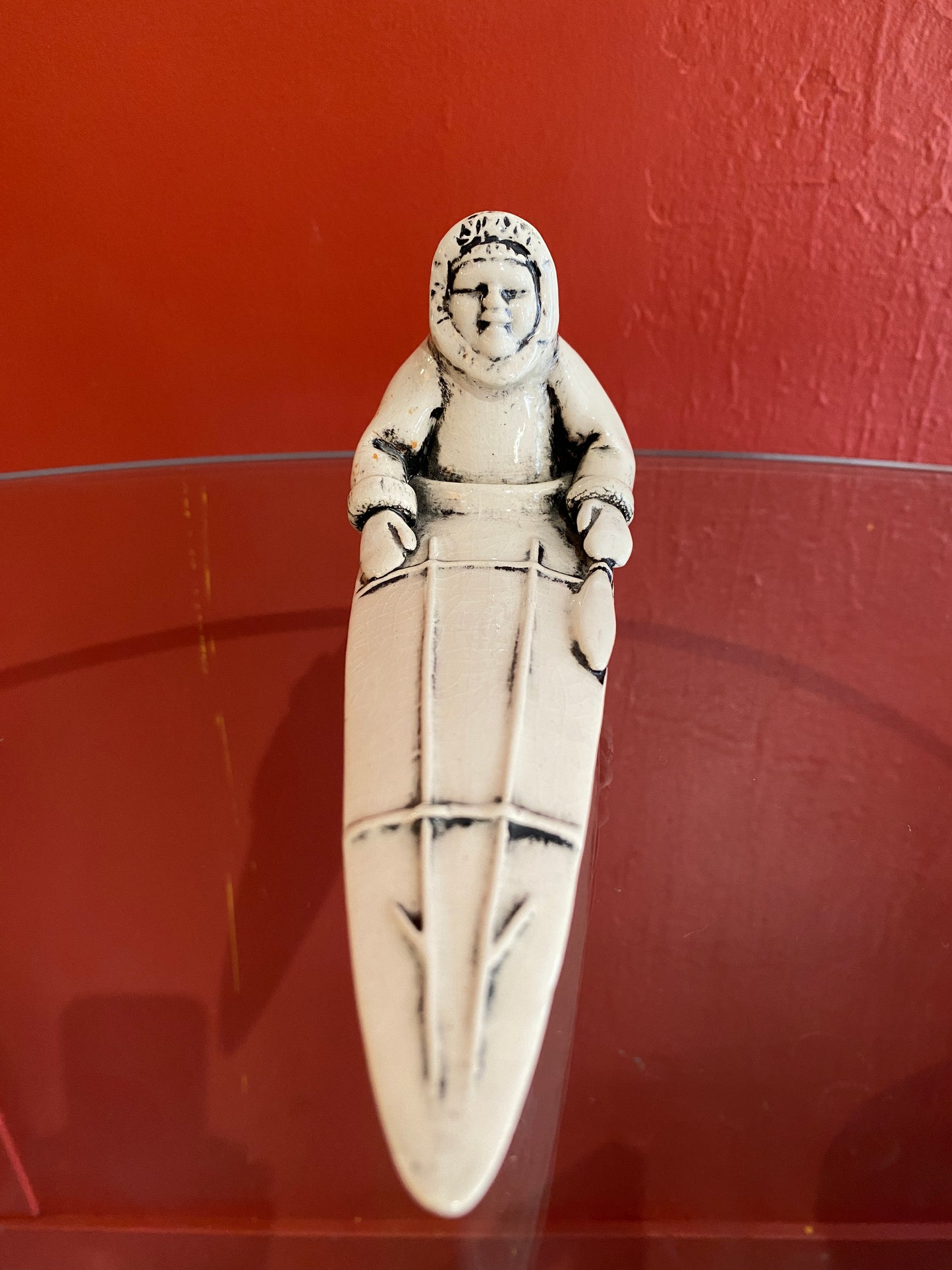 Vintage Inuit Kayaker