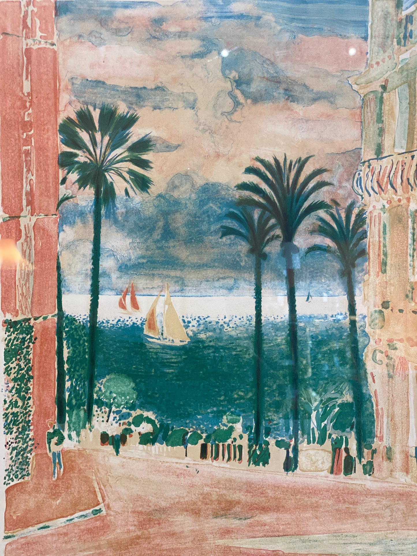 RARE Vintage Rene Lenig Lithograph Found at Studio Maxxima