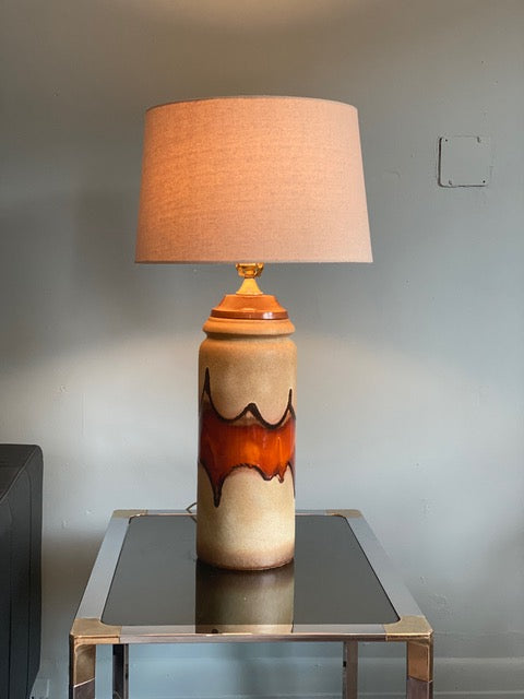 RARE Vintage 1960s Scheurich Ceramic Lamps FREE DELIVERY GTA