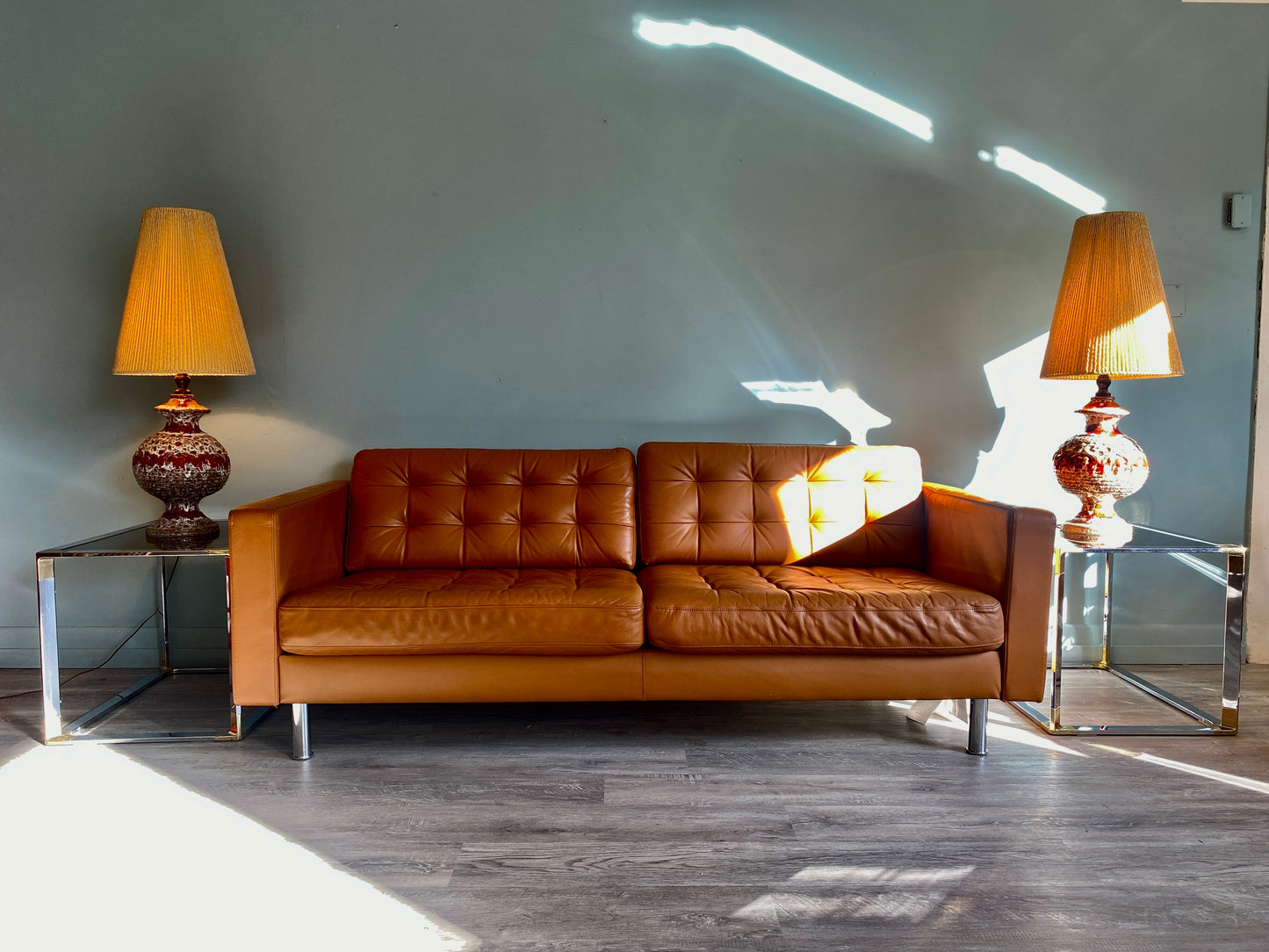 Original 1960s Chalvinac Lamps