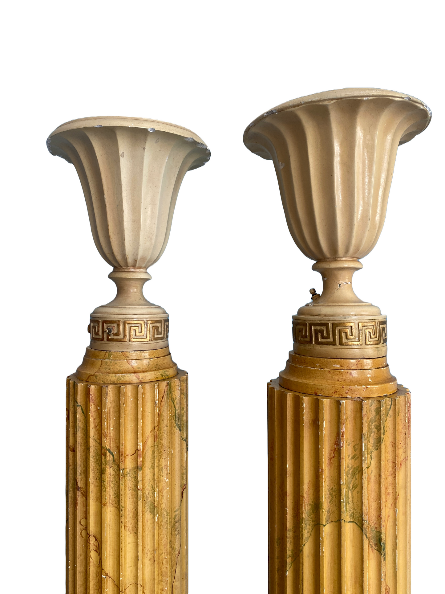 Vintage Pedestal Urn Lamps Shop Online Studio Maxxima - ONE AVAILABLE