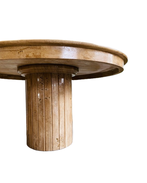 Studio Maxxima Italian Travertine Table 1980s Beauty Vintage Very Rare Decor Studio Maxxima